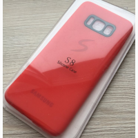 Силиконовый с рисунком чехол для Samsung S8 в фирменной упаковке