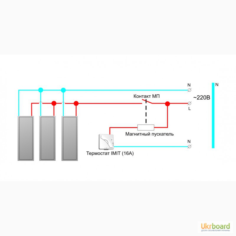Подключение терморегулятора к обогревателю инфракрасному схема подключения. Инфракрасный обогреватель схема подключения на 380 вольт. ВМТ-1 термостат схема подключения. Инфракрасный обогреватель через пускатель. Подключение терморегулятора к 2 обогревателям.