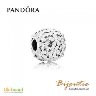 Оригинал PANDORA шарм-клипса букет маргариток 791494EN12