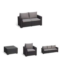 Комплект садовой мебели California 2 Seater Set Нидерланды Allibert, Keter для дома, кафе