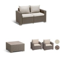 Комплект садовой мебели California 2 Seater Set Нидерланды Allibert, Keter для дома, кафе