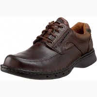 Туфли фирменные кожаные Clarks Unstructured Un.Bend (ТУ – 135) 51 – 52 размер