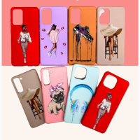 Чехол Art Case на Samsung Galaxy розовая собачка для iPhone Art case наушники голубой