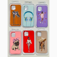 Чехол Art Case на Samsung Galaxy розовая собачка для iPhone Art case наушники голубой