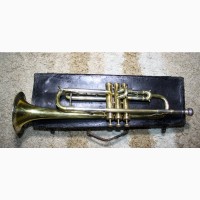 Труба Trumpet BS Markneukirchen-Klingenthal Germany золотиста помпова музична Беес