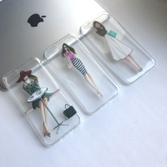 Силиконовый чехол Lady на iPhone 6/6s