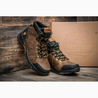 Кроссовки кожаные зимние Timberland Nubuck Olive