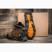 Кроссовки кожаные зимние Timberland Nubuck Olive