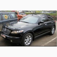 Аирдефлектор капота (мухобойка) Infiniti FX35, FX45 / 2003 – 2007 гг.в