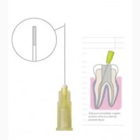 Иглы эндодонтические для ирригации каналов ЭНДО 30GA-3 с одним продольным пропилом 100 шт
