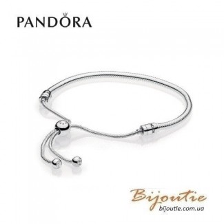 Pandora браслет-слайдер с регулируемой застежкой – 597125CZ-2