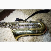 Саксофон Saxophone альт Alto фірмовий LJ Hutchen 6430 H New York USA відмінний стан золото