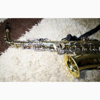 Саксофон Saxophone альт Alto фірмовий LJ Hutchen 6430 H New York USA відмінний стан золото