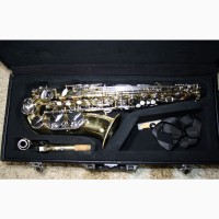 Саксофон Saxophone альт фірмовий LJ Hutchen 6430 H New York USA відмінний стан золото