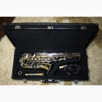 Саксофон Saxophone альт Alto фірмовий LJ Hutchen 6430 H New York USA відмінний стан золото