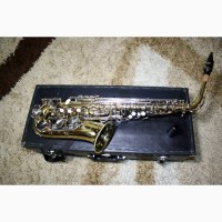 Саксофон Saxophone альт Alto фірмовий LJ Hutchen 6430 H New York USA відмінний стан золото