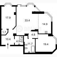 Продаж 3-к квартира Київ, Печерський, 280000 $