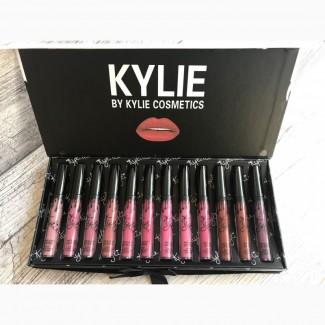 Матовая помада KYLIE Black Набор 12 шт. Отличный подарок 1 шт. виходить 37.5