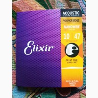 ЗНИЖКИ! Струни гітарні брендові топові Elixir Еліксір Эликсир Струны