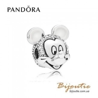 Шарм-клипса PANDORA Сверкающий портрет Микки ― 797495CZ