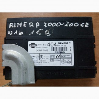 28551BM404 28551 BM404 5WK48511 блок комфорта Nissan Almera N16 2000-2006