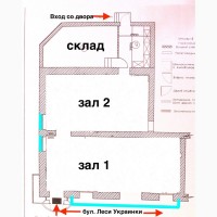 Без %! Центр! Магазин / банк / клиника 174м2, б-р Леси Украинки, 3