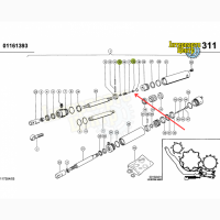 Клапан гідроциліндра Claas 633452, 6334521, 633452.1, 000633452, 0006334521