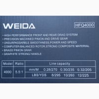 Коропова котушка с бейтранером Weida HFQ 4000 3BB