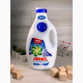 Гель для стирки универсальный Ariel fresh+lenor 6, 300мл, 140 стирок Италия в850