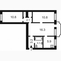 Продаж 3-к квартира Київ, Солом`янський, 64900 $