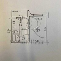 Продаж 1-к квартира Київ, Дніпровський, 28500 $