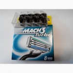 Лезвия Gillette Mach 3 Turbo 4 шт. Только Высокое качество