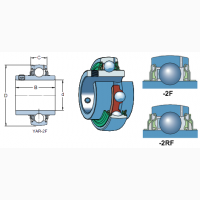 Подшипники YAR с дюймовым диаметром