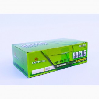 Гильзы для набивки сигарет HOCUS MENTHOL