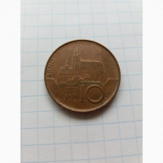 10 крон 1993 року. Чехія