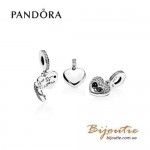 PANDORA шарм-подвеска я люблю мою маму 792071CZ