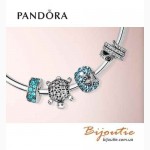 Шарм PANDORA бусина сверкающая змея 791539CZ