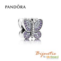 PANDORA шарм бусина сяючий метелик 791257ACZ