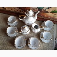 Изящный кофейный сервиз ГДР GDR Fine China LICHTE, Тюррингия