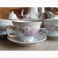 Изящный кофейный сервиз ГДР GDR Fine China LICHTE, Тюррингия