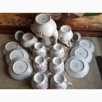 Изящный кофейный сервиз ГДР GDR Fine China LICHTE, Тюррингия