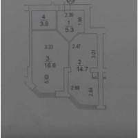 Продаж 1-к квартира Фастівський, Новосілки, 53000 $