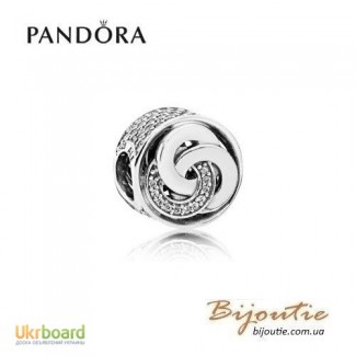 Шарм PANDORA ― Бусина круги любви 792090CZ оригинал