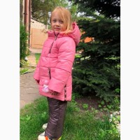 Детский зимний теплый комбинезон для девочки Маргарита 2-5 лет, цвета разные