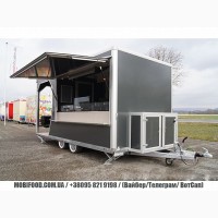 Прицеп 5/7м. с открытой площадкой. FoodTruck BBQ. Ресторан на колесах