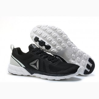 Кроссовки Reebok Print Run 2.0 Black White Черные мужские