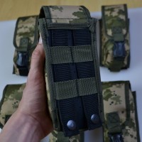 Подсумок на 2 магазина двойной из кордуры пиксель MOLLE тактический 349 грн