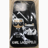 Чехол Karl Lagerfeld Paris Silicone Case для iPhone 14 PRO Karl and Cat Карл Лагерфельд