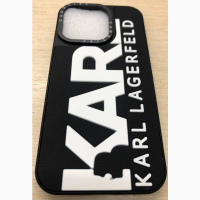 Чехол Karl Lagerfeld Paris Silicone Case для iPhone 14 PRO Karl and Cat Карл Лагерфельд