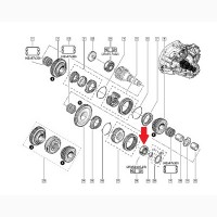 Подшипник КПП ( 25 x 52 x 16.25 ) NTN на - renault trafic / opel vivaro